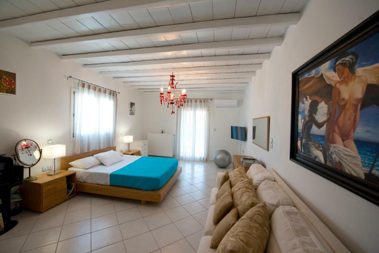 Вилла Wild View Mykonos Merchia Beach Экстерьер фото